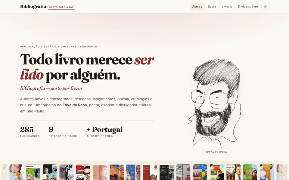 Site do autor Edvaldo Rosa